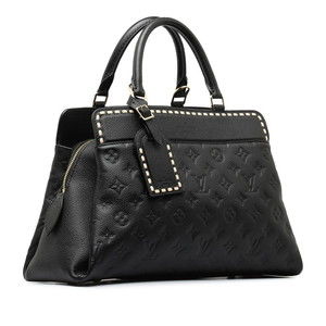 Louis Vuitton Vosges Noir Calf Emprene Leather Black Handbag